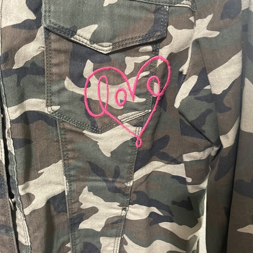 Camo Jean Jacket - Picture 4 of 5